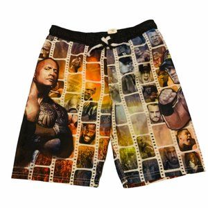 WWE The Rock John Cena board shorts swimming trunk